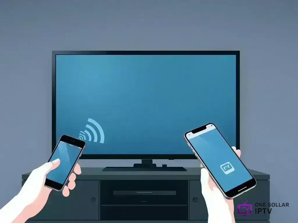 iPhone using AirPlay to stream IPTV